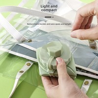 Bouteille d'eau pliable en PP résistante aux hautes températures ; Gourde de sport pliable et extensible facile à ranger pour une utilisation portable en extérieur