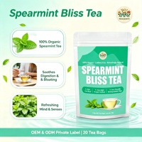 OEM Spearmint Bliss Tea Pure Spearmint Leaf Herbal Tea Soothe Digestion Calm Mind Invigorate Senses Daily Natural Body Care