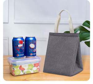 Portable Thickened Plaid Lunch <b>Box</b> Bag Office Worker Student Party Fresh-Keeping Insulation Promotional Tote Bags - Product Image 1