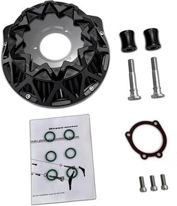 Chéo Lửa Tương Phản Cắt Bộ Lọc Không Khí <span class=keywords><strong>CNC</strong></span> Nhôm Không Khí Sạch Hơn Cho Harley Davidson Sportster Siêu Thấp Xl883L Xl1200X 1991-up - Product Image 5