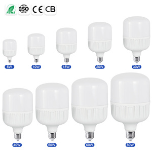 Hochwertige 5W 10W 15W 20W 30W 40W 50W 60W 80W Heim-B22-E27-LED-Glühbirnen, LED-Rohmaterial für Glühbirnen, Neue LED-Leuchtmittel - Product Image 1