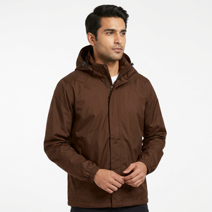 Veste de randonnée imperméable pour hommes - Coupe-vent softshell léger doublé polaire avec logo personnalisé - Product Image 1