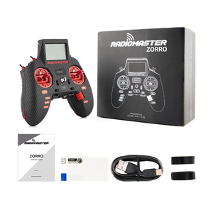 Radiomaster <span class=keywords><strong>Zorro</strong></span> Max <span class=keywords><strong>Radiocommande</strong></span> 2.4GHz 16 Canaux ELRS/4-en-1 Multi-protocoles AG01 Mini Hall Gimbal Émetteur UAV en Fibre de Carbone - Product Image 6