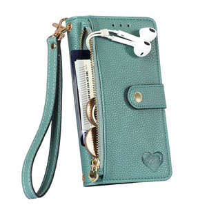 Étui en cuir de corde de mode <span class=keywords><strong>pour</strong></span> Tecno Camon 20 Pro 5G, <span class=keywords><strong>pour</strong></span> Tecno Pova 5 étui portefeuille de cadre photo conception de coeur - Product Image 4