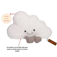 Jouet en peluche personnalisé Oreiller en peluche super doux Poupée nuage Mignon Ins Inspiré Salon Soulagement du stress Cadeau pour la promotion de la marque