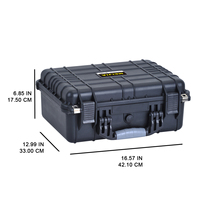 Boîte de protection en plastique rigide étanche pour l'extérieur, IP67, résistante aux chocs, personnalisable, support OEM ODM, étui à outils