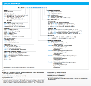 <span class=keywords><strong>Exfo</strong></span> Authentique OTDR <span class=keywords><strong>MAX</strong></span> <span class=keywords><strong>Tester</strong></span> 715D SM1 Iolm Outil de test Last-Mile 1310/1550 en option - Product Image 6