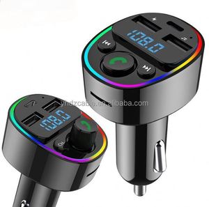 Car Charger Earphone Call <b>USB</b> Port Type-C Car Charger Multi-function Transmitter Car <b>MP3</b> <b>Player</b> - Product Image 1