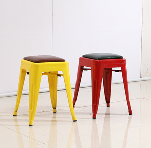 Tabouret en métal coloré pour bistrot, avec coussin <span class=keywords><strong>de</strong></span> canapé, fabrication d'usine, bon marché, - Product Image 5