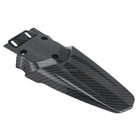 Hinterer Kotflügel für Talaria Surron MX3 MX4 E Ride Pro, PP Carbon-Optik Spritzschutz für Elektro-Dirtbike