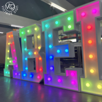 Lettres Géant Light Up Marquee Mr And Mrs 4ft Giant Marquee Light Letter Bulb Outdoor 3d Marquee Letters Led Sign