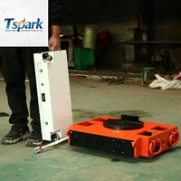 Patines de Transporte Eléctricos con Control Remoto Inalámbrico para Carga Pesada de 20T 40T, Carros Eléctricos con Batería