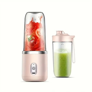Mixeurs portables rechargeables de haute qualité : Nouveaux outils pour jus de <span class=keywords><strong>fruits</strong></span> <span class=keywords><strong>et</strong></span> <span class=keywords><strong>légumes</strong></span>, parfaits pour la cuisine <span class=keywords><strong>et</strong></span> les voyages en extérieur (vente en gros) - Product Image 5