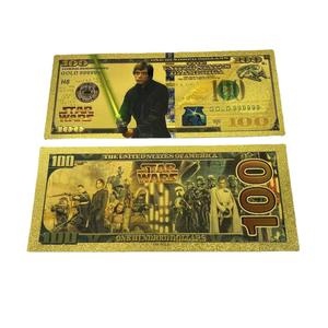 Star Wars beroemde filmfiguren gouden bladgoud bankbiljetten herdenkingsgeschenken worden gebruikt voor verzameling - Product Image 5