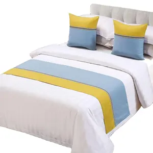Hotel bedding for the hotel set decor deluxe queen bed size runner bed runner