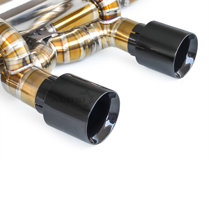 ท่อไอเสียไทเทเนียมแบบ Catback Axleback สำหรับ 991.2 GTS 3.0T ปี 2015-2019 ระบบไอเสียไทเทเนียมสีเหลือง - Product Image 2