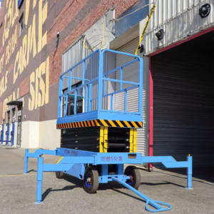 Plataforma Elevadora de Tijera Móvil de 4m 6m 8m <span class=keywords><strong>10m</strong></span> 12m, Elevador Skyjack Hidráulico Eléctrico Remolcable - Product Image 1