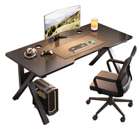 Escritorio de Computadora de Madera Personalizado, Superficie de Escritorio para el Hogar, Silla de Juego para Esports, Oficina, Estudio Minimalista, Escritorio para Escribir, Modelo con Patrón de Fibra de Carbono