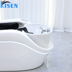 KISEN <b>Head</b> Spa Bed Salon Hair Washing Chair Water Circulation <b>Head</b> Spa Salon Equipment Intelligent <b>Electric</b> <b>Massage</b> Shampoo Bed - Product Image 5