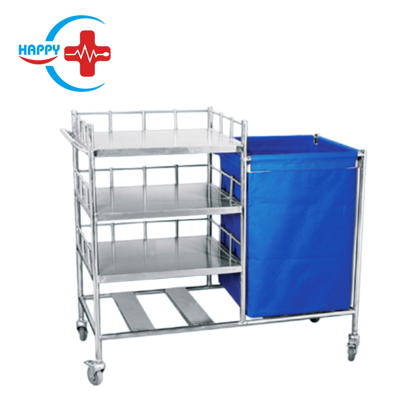 HC-M060 четыре слоя самого нового для медсесте нержавеющей стали для тележка для медицинских послеоперационных тележка предварительно окрашенная оцинкованная сталь) с низкой ценой