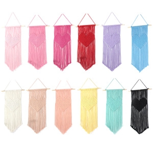 Tapiz Tejido a Mano de Estilo Bohemio, Decoración de Pared para Sala de Estar, Dormitorio, <span class=keywords><strong>Estudio</strong></span>, Restaurante - Product Image 6