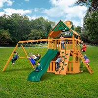 Grande Tour en Bois pour Parc d'Attractions, Jeux pour Enfants, Manèges, Toboggan Extérieur en Plastique, Aire de Jeux, Équipement Starsky SK02 Durable et Sûr