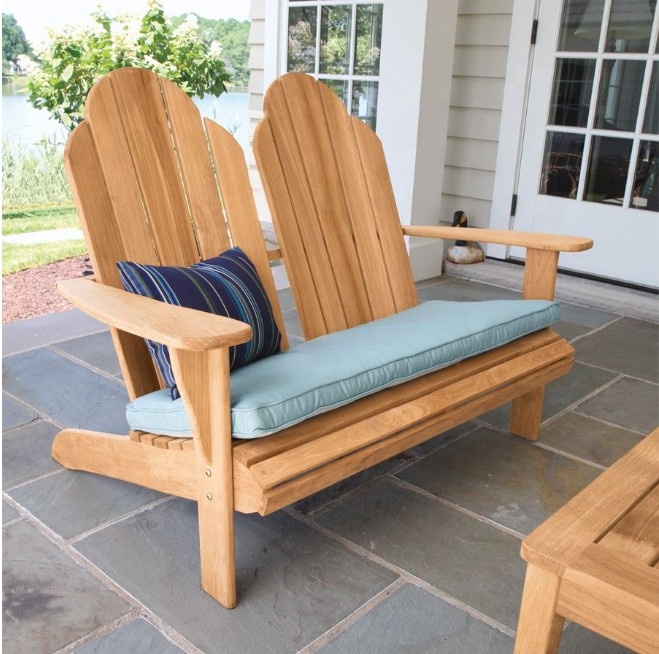 Outdoor patio garden sofa adirondack chair teak lounge chair furniture wood