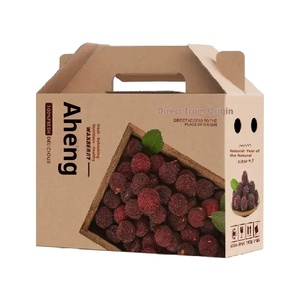 Custom Xianju Dongkui Bayberry Gift Box Packaging 3lb 5lb 10lb Fruit Carrier Handheld <b>Boxes</b> - Product Image 1