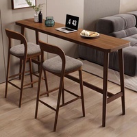Vente en gros OEM ODM Meubles de bar modernes en bois pour restaurant, maison, bistrot, cuisine, bar commercial, tabourets de bar, chaises hautes