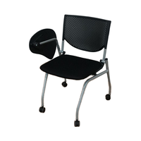 Chaises de bureau empilables en plastique de style traditionnel avec sièges rembourrés pour les services de l'église