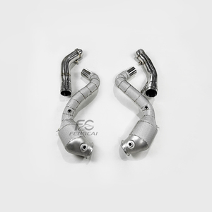 Tubo de Escape de Alto Flujo OEM para Mercedes-Benz W205 C63 4.0T 2015-2019 con Aislamiento Térmico, Proceso de Forjado, Mejora de Potencia - Product Image 3