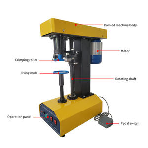 Automatische elektrische Dosenverschließmaschine mit manueller Bedienung für PET-, Soda-, Thunfisch- und Getränkedosen aus Metall – Dosenversiegelungsgerät - Product Image 5