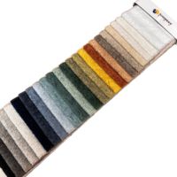 Tissu en polyester 100 % imitation fourrure de lapin Rex coupée, pour ameublement de canapé, vente en gros de textiles de maison