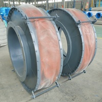 Joint de dilatation flexible en tissu de silicone pour conduit de gaz de combustion à haute température.