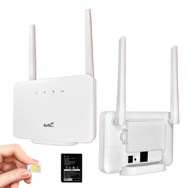 New 4G WiFi Router SIM Card Slot Wireless CPE Router OEM Factory Portable Firewall 300Mbps 32 Users Support