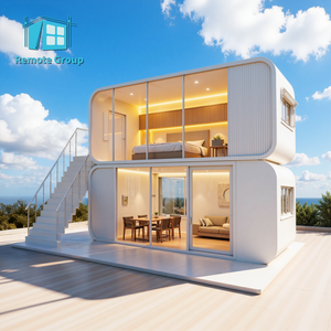 Popular Customized Apple Cabin Prefab <strong>House</strong> Modern <strong>Tiny</strong> <strong>Home</strong> with Toilet Outdoor Living Container Office <strong>Pod</strong> - Product Image 1