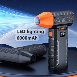 Mini Air <b>Blower</b> 80000 RPM Handheld Electric Turbo Jet Fan 26m/s <b>Wind</b> Speed Brushless Motor Violent Fan with LED Display - Product Image 3