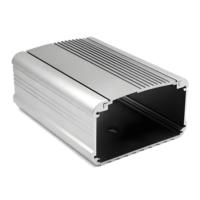 Boîtier électronique en aluminium anodisé personnalisé amplificateur de puissance pour boîtier de carte PCB boîtier en aluminium extrudé