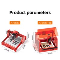 Máquina de Grabado Láser CNC en Metal DAJA A7 MINI, para Collares, Anillos, Joyería de Oro y Plata, Pequeña Máquina de Corte Láser