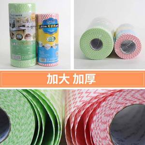 Kaka Ma Kitchen <b>Cleaning</b> Cloth <b>Green</b> Stripe 140g Thickened Non-stick Disposable Dishcloth Rectangle - Product Image 5