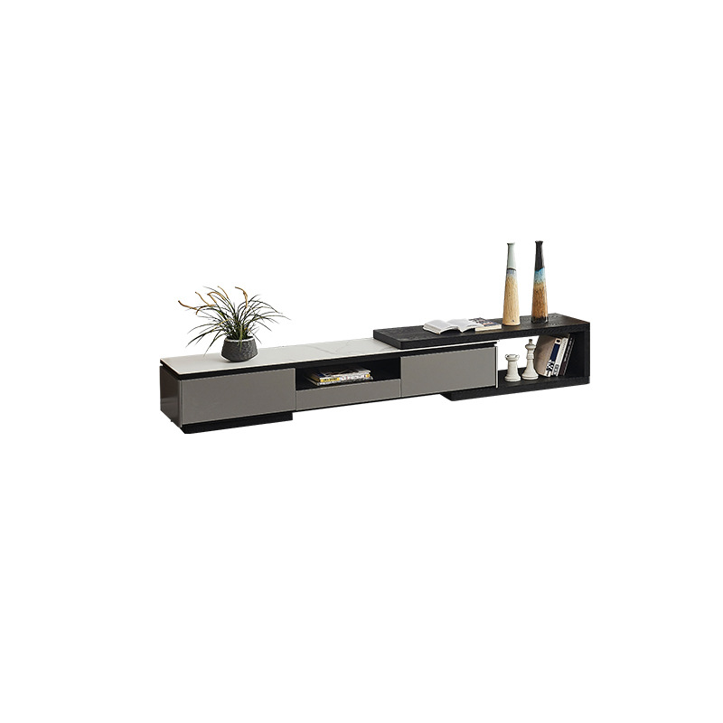 TV cabinet (high-end black and luxurious gray)