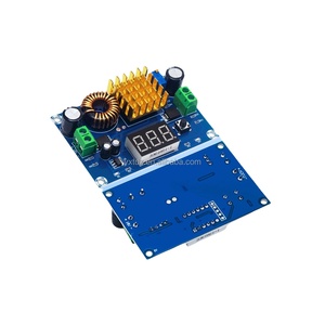 TOPCUS 5A XH-M411 5V-45V Boost Module Digital Voltmeter DC-DC <b>Step</b> Up Module Boost Converter <b>Board</b> - Product Image 1