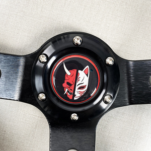 Volant de direction universel OEM ODM de style JDM à fond profond de 13/14 pouces, volant de direction personnalisé pour voitures modifiées et améliorées - Product Image 4