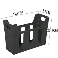 Organizador de Archivos Apilable, Resistente, Ecológico, Libre de BPA, para Escritorio, para Papel A4, Libros, Revistas, Almacenamiento de Documentos