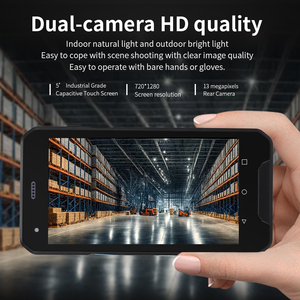 JR chi phí hiệu quả Android 9.0 IP67 thiết bị đầu cuối cầm tay thu thập dữ liệu 1D 2D Máy Quét Mã Vạch PDA kho hàng tồn kho USB kho - Product Image 3