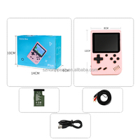 Consola de Videojuegos Portátil de 2.4'' y 3.0 Pulgadas con Pantalla de 8 Bits, Mini Juegos, Reproductor de Juegos Portátil, Consolas de Videojuegos para un Jugador con Gamepad y Salida de TV