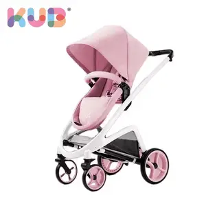 KUB çok fonksiyonlu 3 1 bebek arabası taşınabilir manzara iki yönlü oturmak ve bebekler için uzanmış yenidoğan bebek arabası