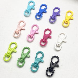 <b>Plastic</b> Clip Buckle Colorful Keychain <b>Hooks</b> For DIY Craft Accessories Small Swivel Snap <b>Hook</b> Durable <b>Plastic</b> Buckles - Product Image 4