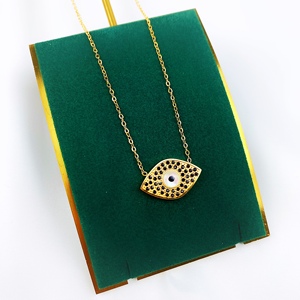 Nueva venta caliente llegada en Acero quirúrgico chapado en oro hermosa delicada minimalista accesorios COLLAR COLGANTE - Product Image 4