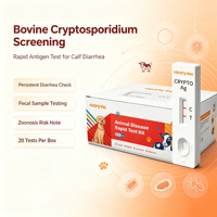 Kit de test rapide d'antigène Cryptosporidium félin 2-10 MIN CRYPTO Kit de test rapide pour félins